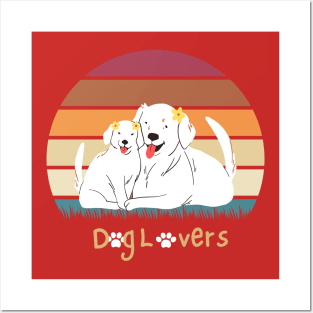 dog lovers Posters and Art